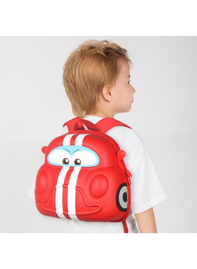 Supercute 3D Backpack Cars Design Red Color - Image 3